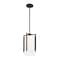 Designers Fountain Cambria 60 Watt 1 Light Matte Black Pendant with Etched Opal Glass Shade D258M-9P-MB - alternate 1